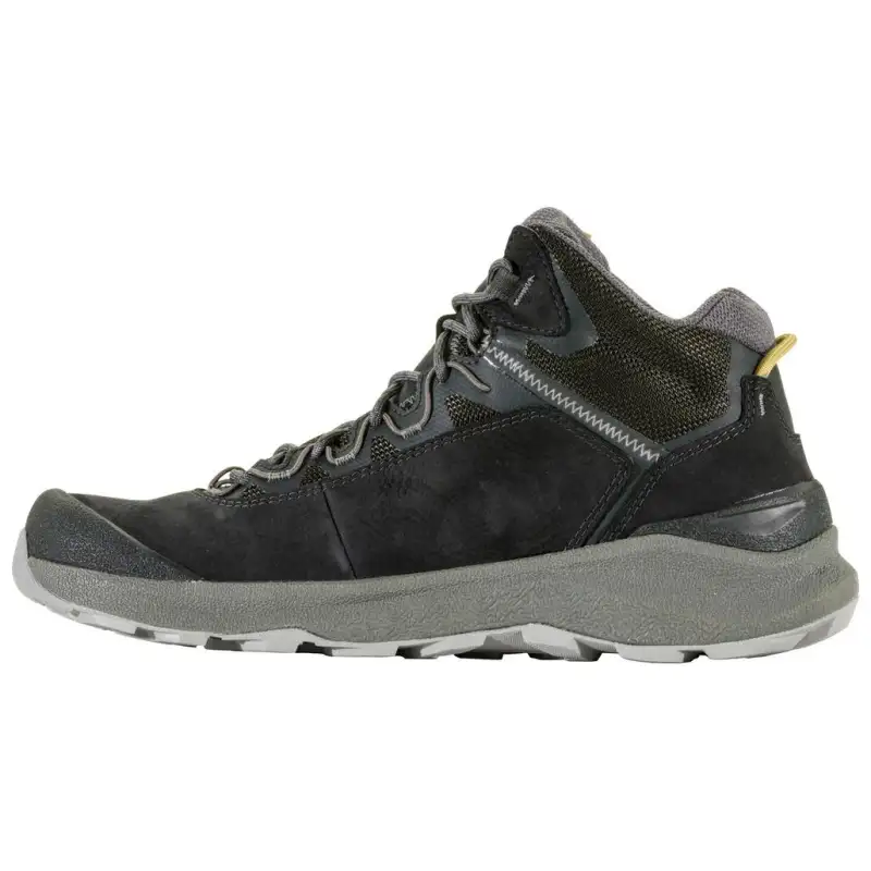 Oboz Footwear Cottonwood Mid Waterproof Cushioning Slip Resistant Mid top Outdoor Shoes Men's Black Gray