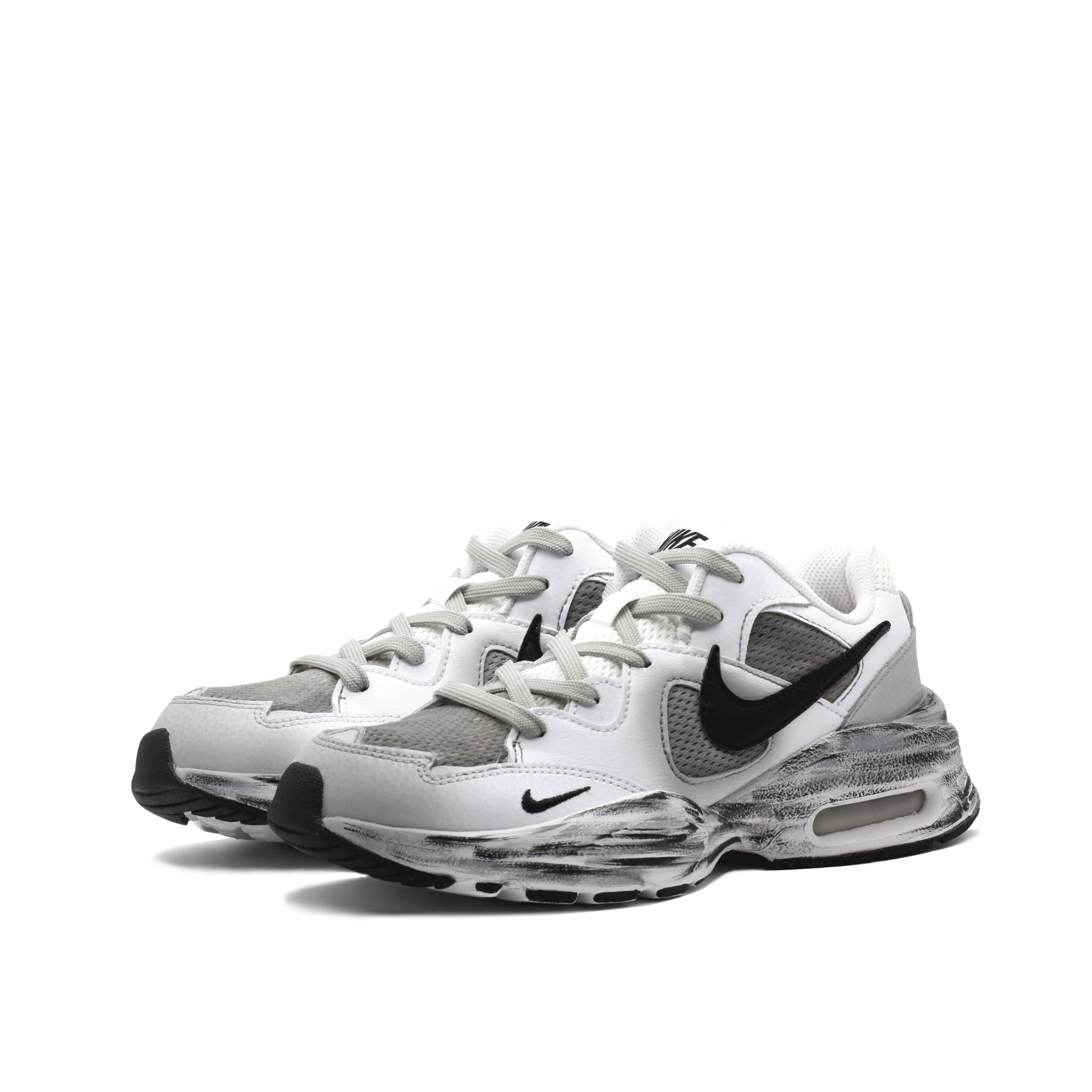 Nike Air Max Fusion Cushioning Low top Casual Running Shoes Unisex Gray