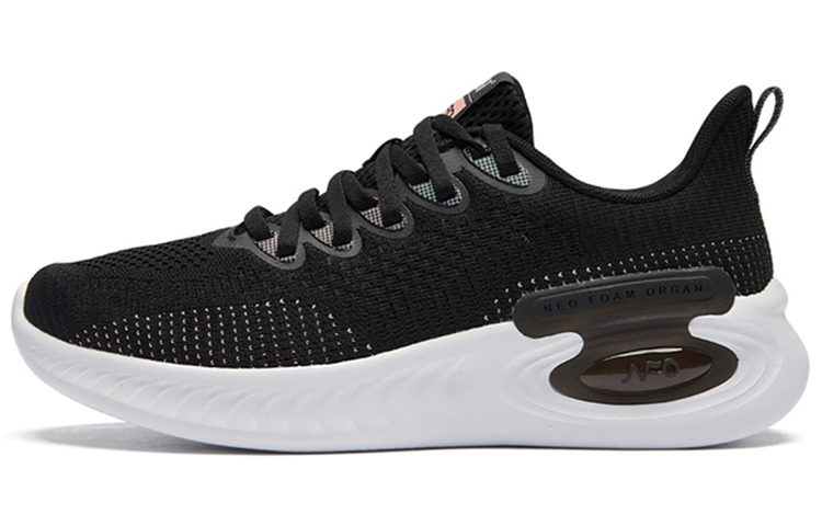 361° Mesh, Textile Slip Resistant Breathable Cushioning Lightweight Low top Running Shoes Women’s Black Red