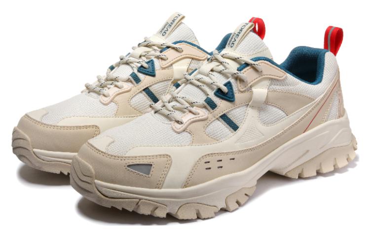 TOREAD Cushioning, Wear Resistant Mid top Outdoor Shoes Men’s Ecru/Beige
