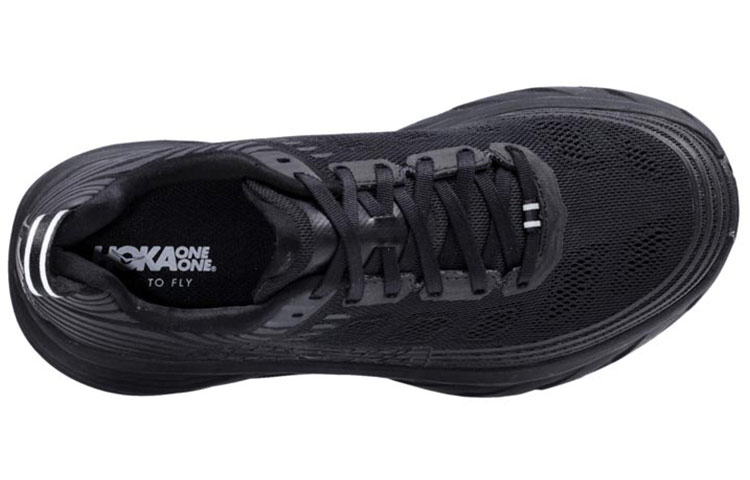 Мужские кроссовки HOKA ONE Bondi 6 (черные) — фото 4