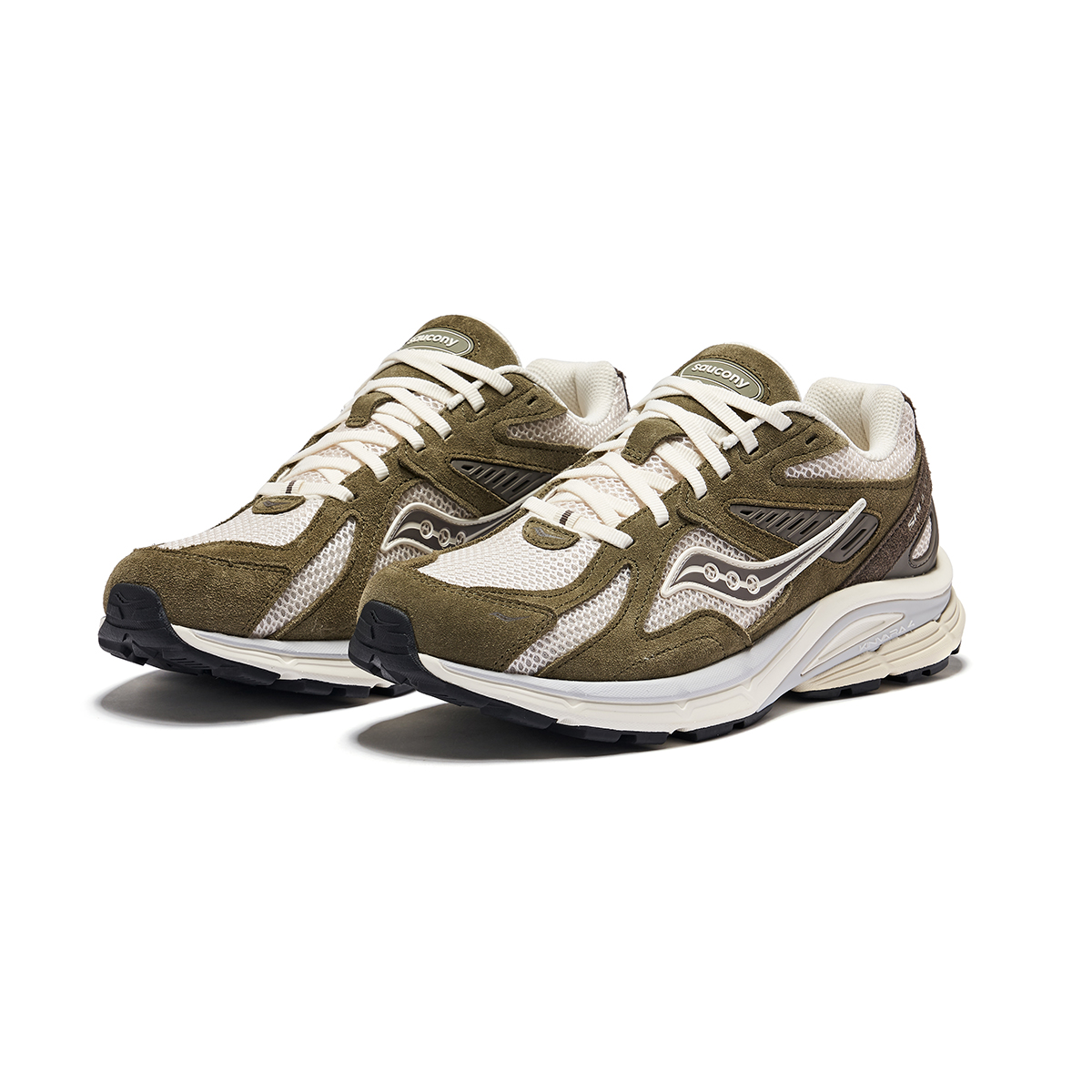 Saucony Kinvara Essence 4 Textile, Split Cow Leather Low top EVA Casual Running Shoes Unisex Green White