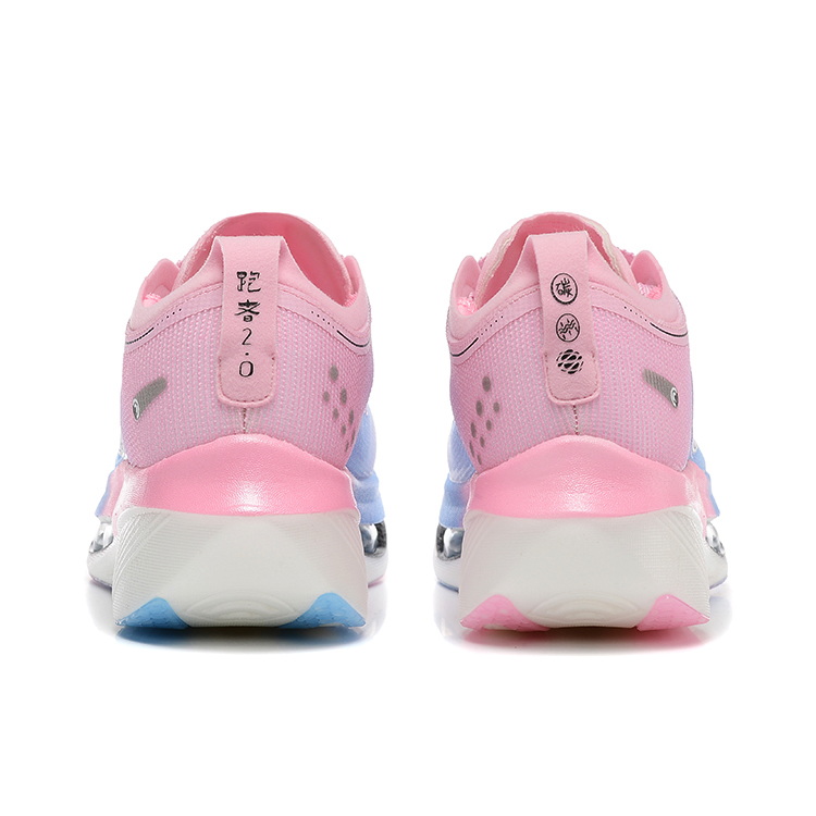 DUANGOU Running Shoes Unisex Low Top Blue Pink Gradient/Glow In The Dark