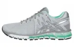 ASICS Gel Quantum 180 Abrasion Resistant Breathable Low top Running Shoes Women's Gray Green
