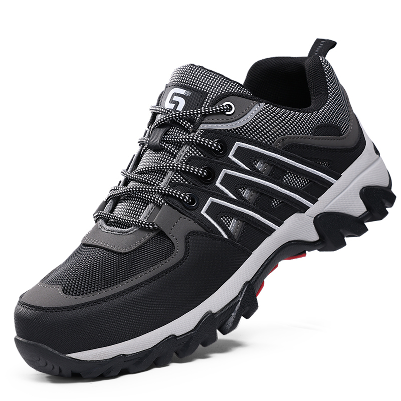 LANOUDUN Abrasion Resistant Slip Resistant Low top Outdoor Shoes Unisex Black