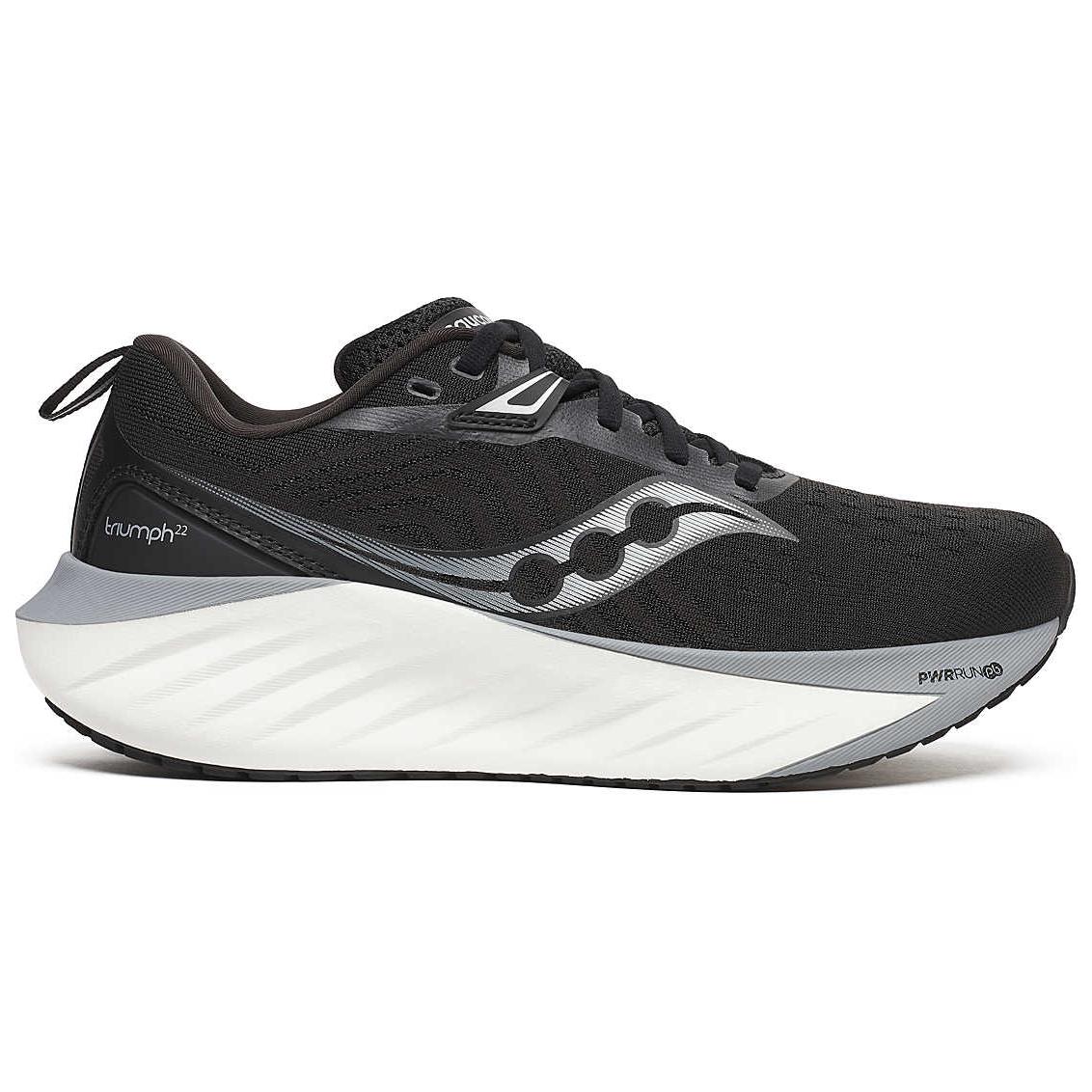 Saucony TRIUMPH 22 Slip Resistant Abrasion Resistant Low top Casual Running Shoes Women’s Black White