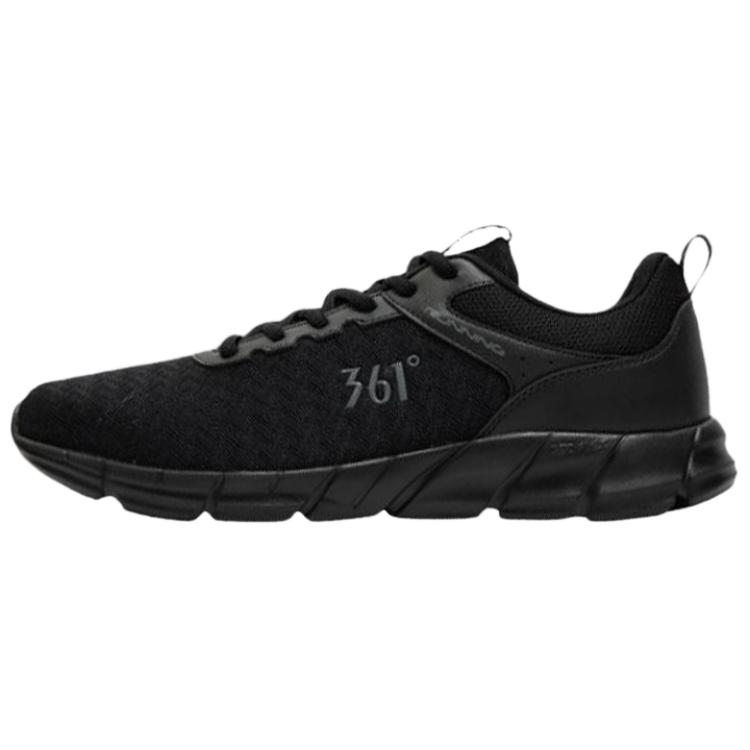 361° Slip Resistant Abrasion Resistant Low top Casual Running Shoes Men’s Obsidian Black