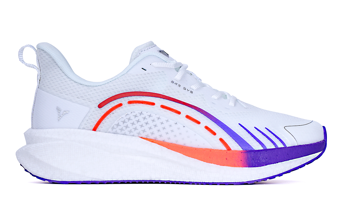 VOIT Running Shoes Unisex Low Top White/Purple