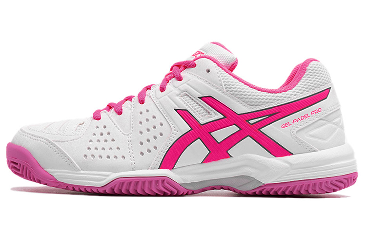 ASICS Gel Padel Pro 3 Comfortable Abrasion Resistant Breathable Low top Running Shoes Women's White