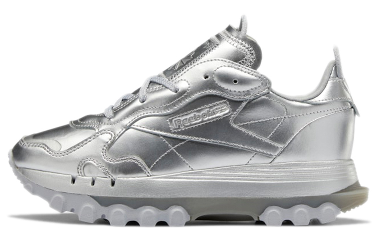 Reebok Cardi B x Reebok Wmns Classic Leather 'Silver Metallic Pewter' Women's