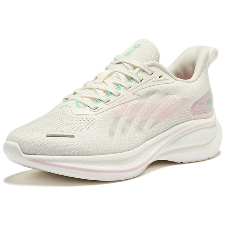 Erke Slip Resistant Abrasion Resistant Slip Resistant Abrasion Resistant Low top Running Shoes Women’s White Pink