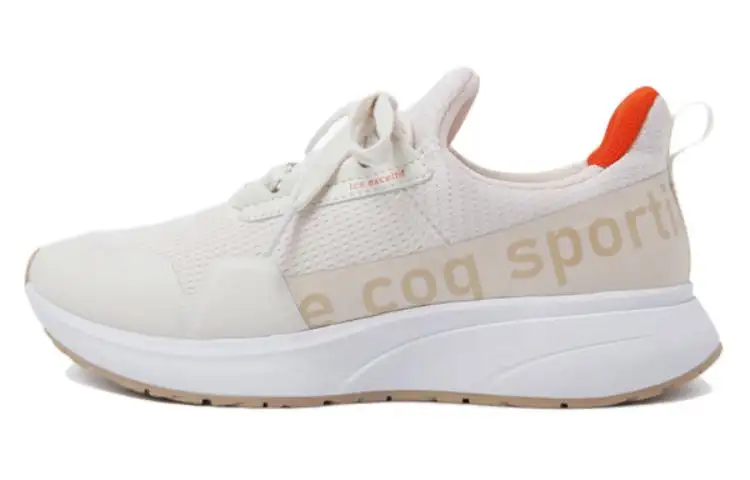 Le Coq Sportif Cushioning, Wear Resistant Low top Running Shoes Unisex Beige