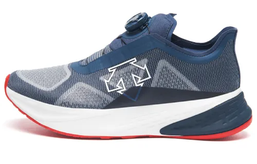 DESCENTE RUNNING Fabric Cushioning Slip Resistant Abrasion Resistant Breathable Low top Sprint Running Shoes Women's