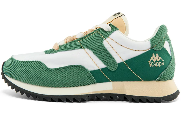 Kappa Fabric Coverage Low top Running Shoes Unisex White Green Yellow