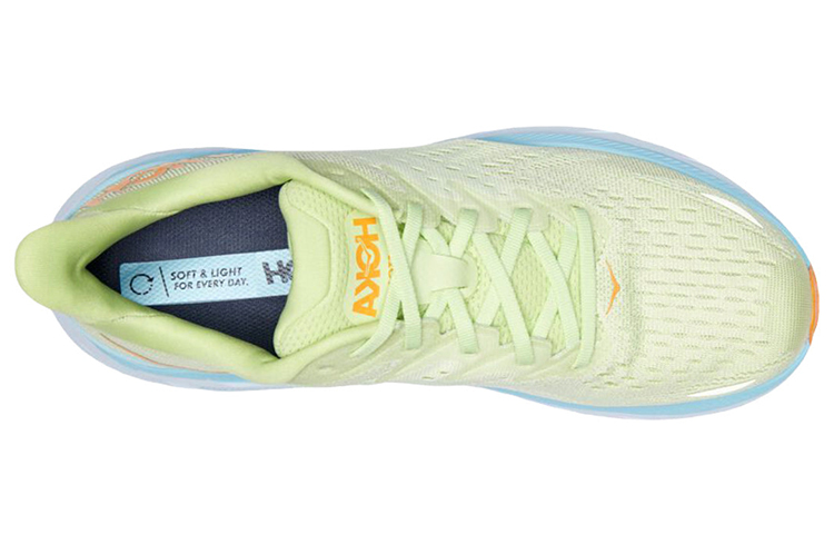 HOKA ONE ONE Clifton 8 Butterfly Yellow Summer Song