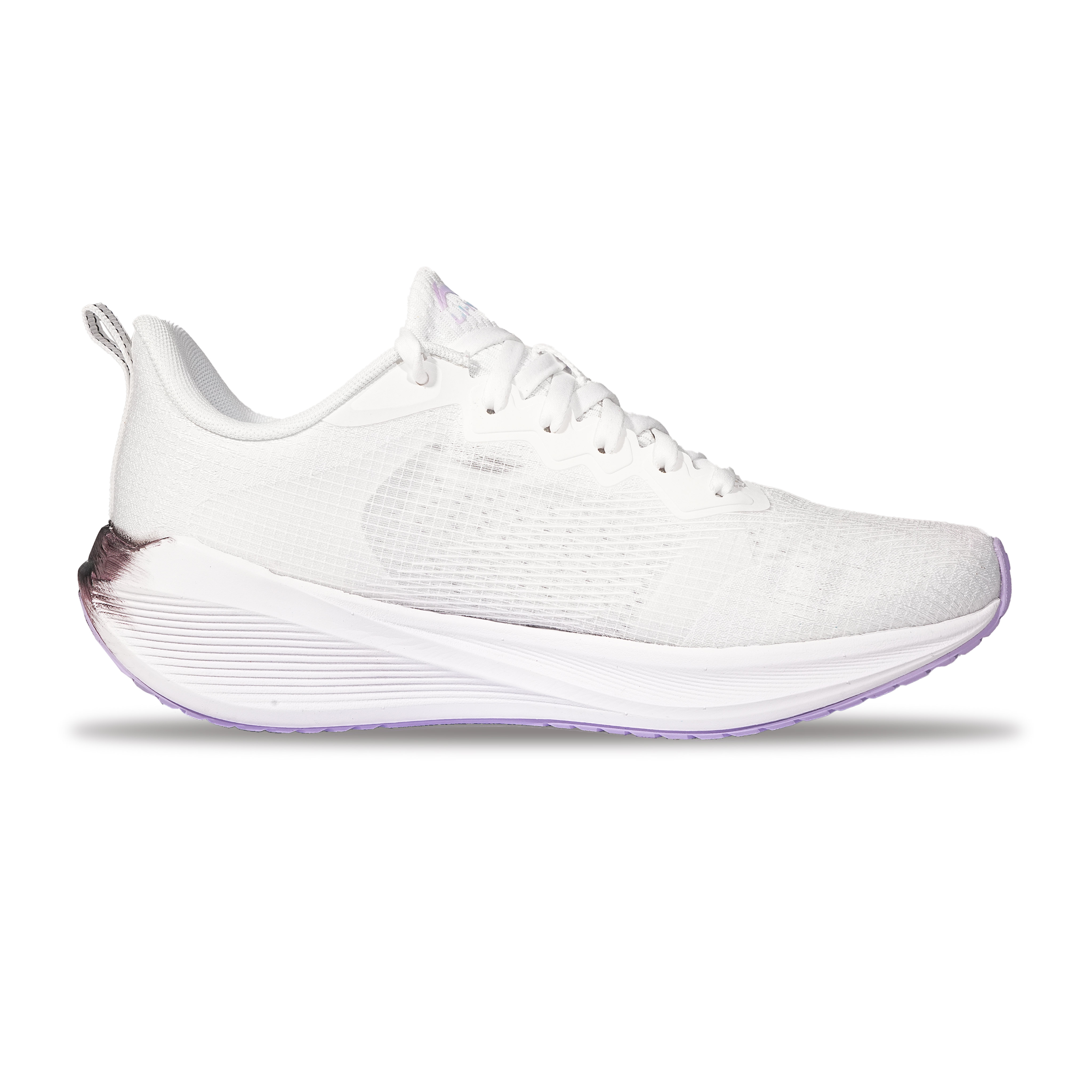 Li Ning Wuyue Cushioning Abrasion Resistant Low top Casual City Commuting Running Shoes Women’s White Blue