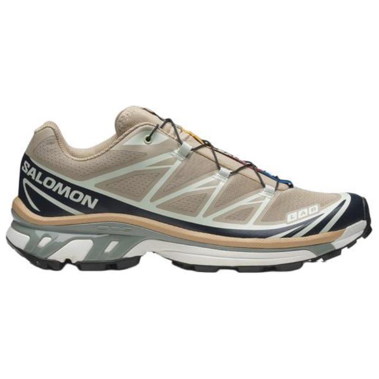 SALOMON XT 6 Breathable Low top Running Shoes Unisex Khaki Black