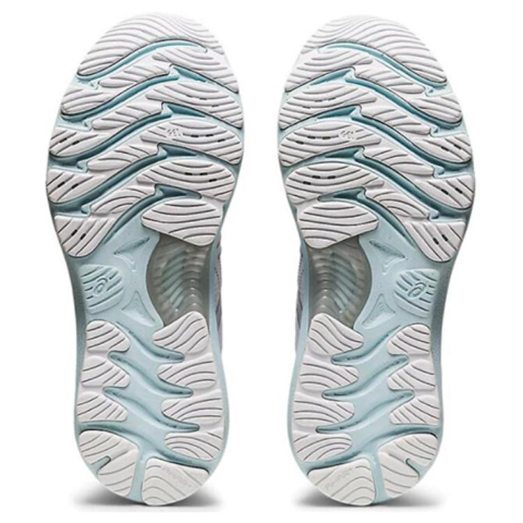 Женские кроссовки ASICS (белый / серебристый) — фото 6
