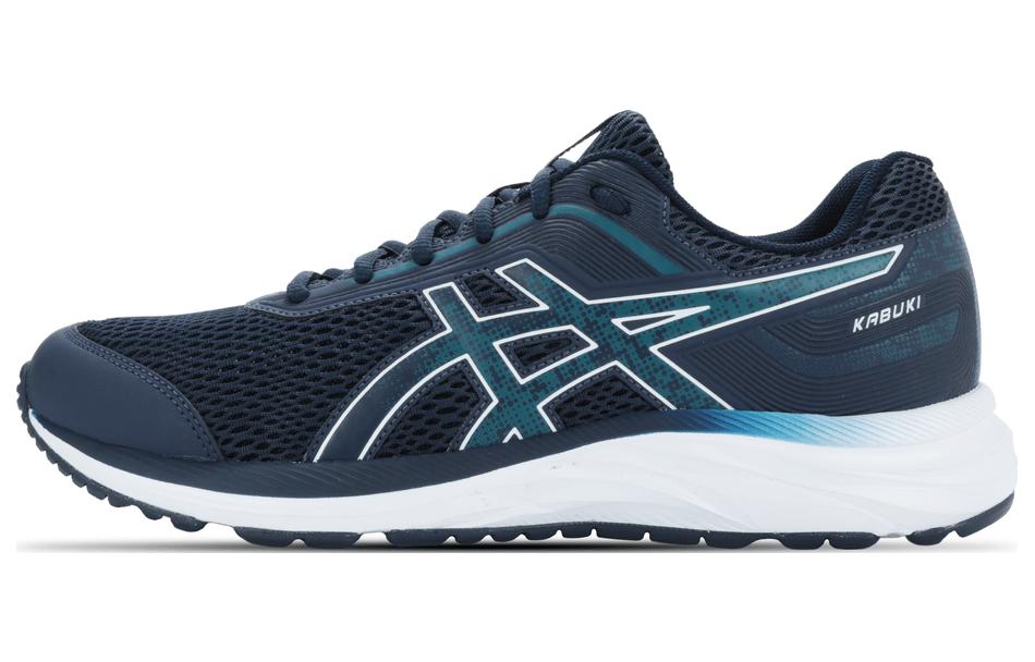 Asics Kabuki Abrasion Resistant Breathable Low top Running Shoes Blue Green