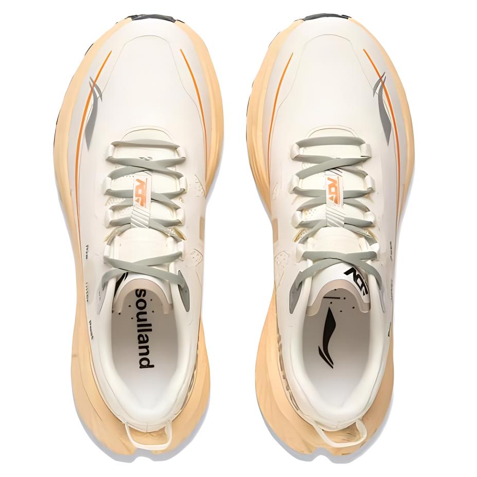 Li Ning Slip Resistant Abrasion Resistant Low top Running Shoes Women’s Ecru