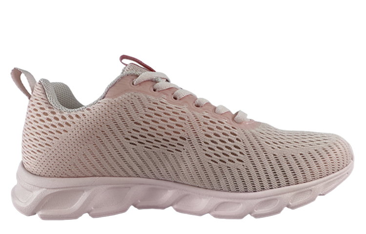 361° Mesh Cushioning Slip Resistant Abrasion Resistant Breathable Low top Running Shoes Women’s Transparent Pink