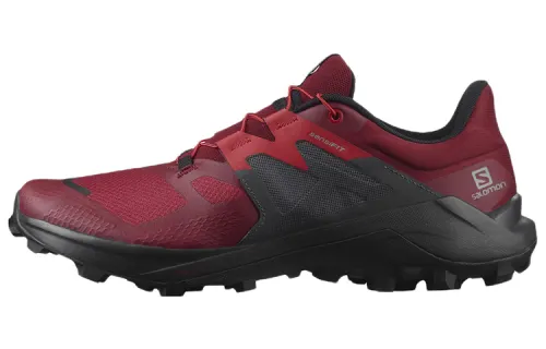 SALOMON Wildcross 2 Running Shoes Men's Low Top Black/Red