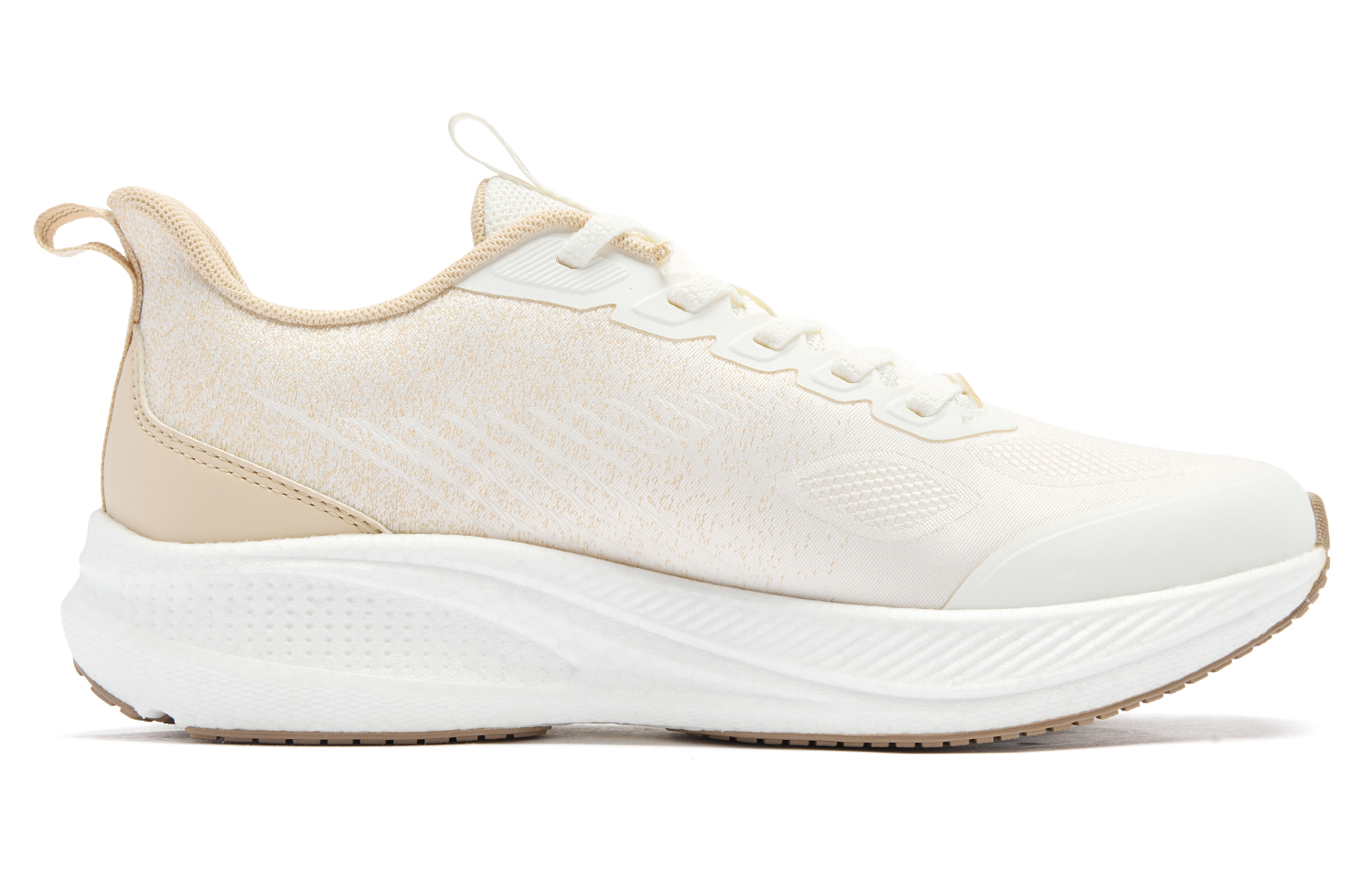 QIAODAN Swift Lite Running Shoes Women’s Low Top Ivory/Dust
