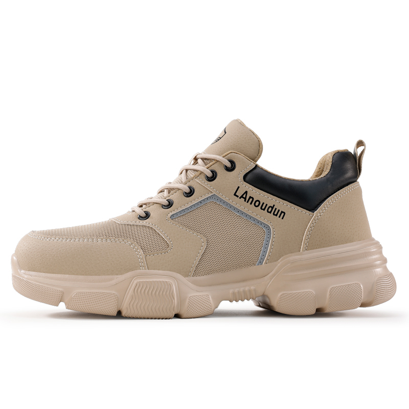 LANOUDUN Moisture Wicking Lightweight Abrasion Resistant Low top Outdoor Shoes Unisex Khaki