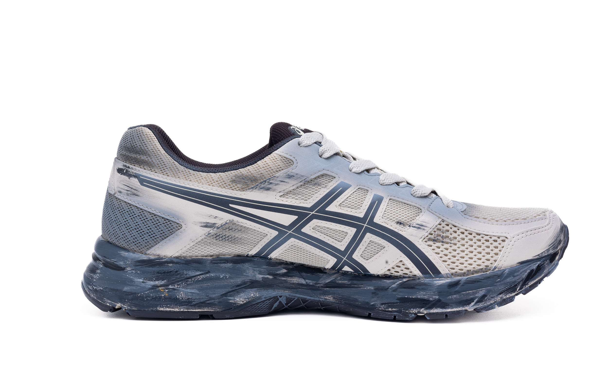 ASICS Gel Contend 4 Running Shoes Men’s Low Top Gray/Beige