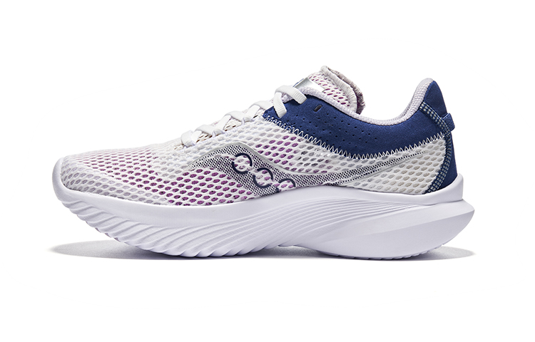 Saucony Kinvara Elite 14 Lightweight Low top Running Shoes Women's White Blue