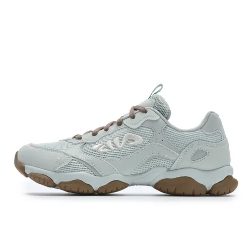 FILA FLUID 6 ST Abrasion Resistant Breathable Low top Chunky Sneakers Women's Smoke Green