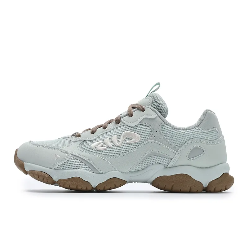 FILA FLUID 6 ST Abrasion Resistant Breathable Low top Chunky Sneakers Women's Smoke Green