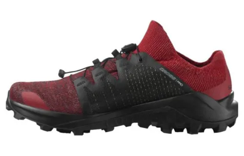 SALOMON Outdoor Shoes Men's Low Top Red/Black