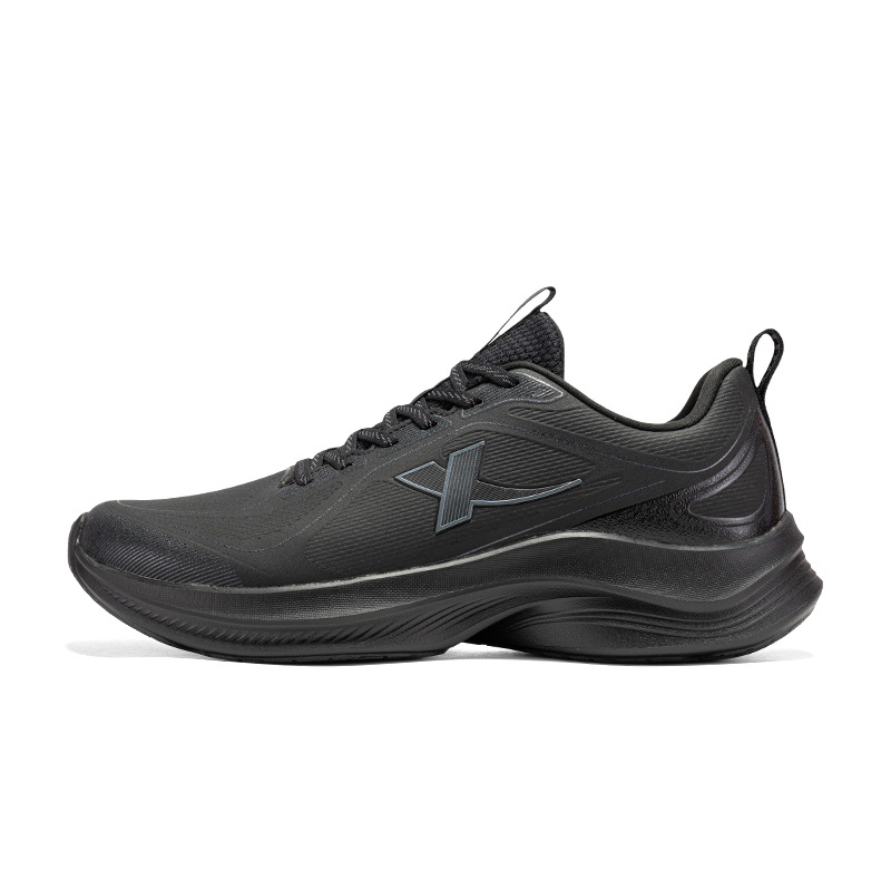 XTEP Cushioning, Wear Resistant Low top Casual Running Shoes Men’s Coal Black