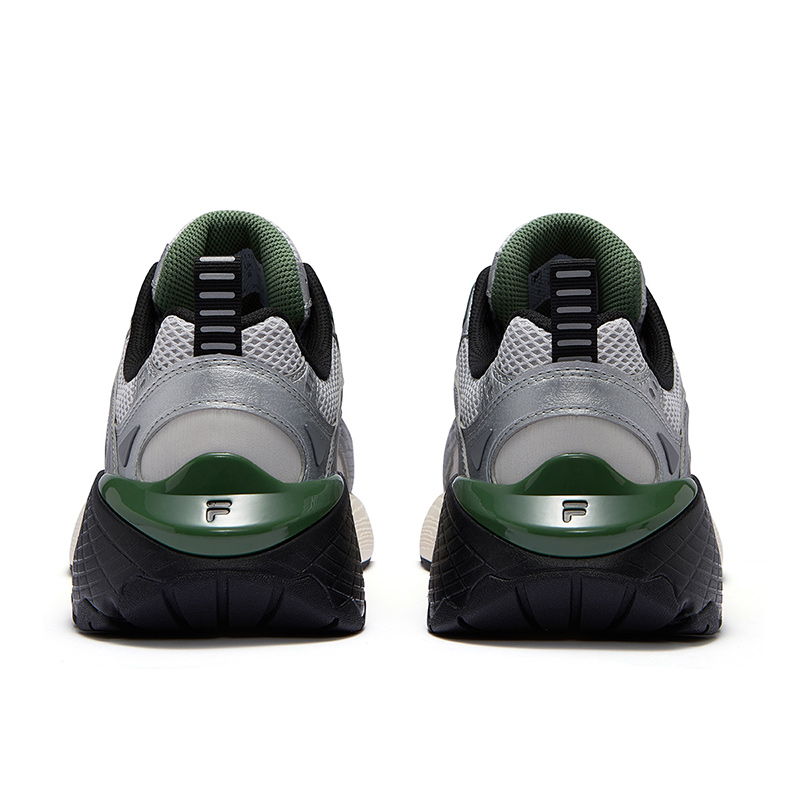 FILA FUSION RING Low top Casual Running Shoes Men’s Gray Silver