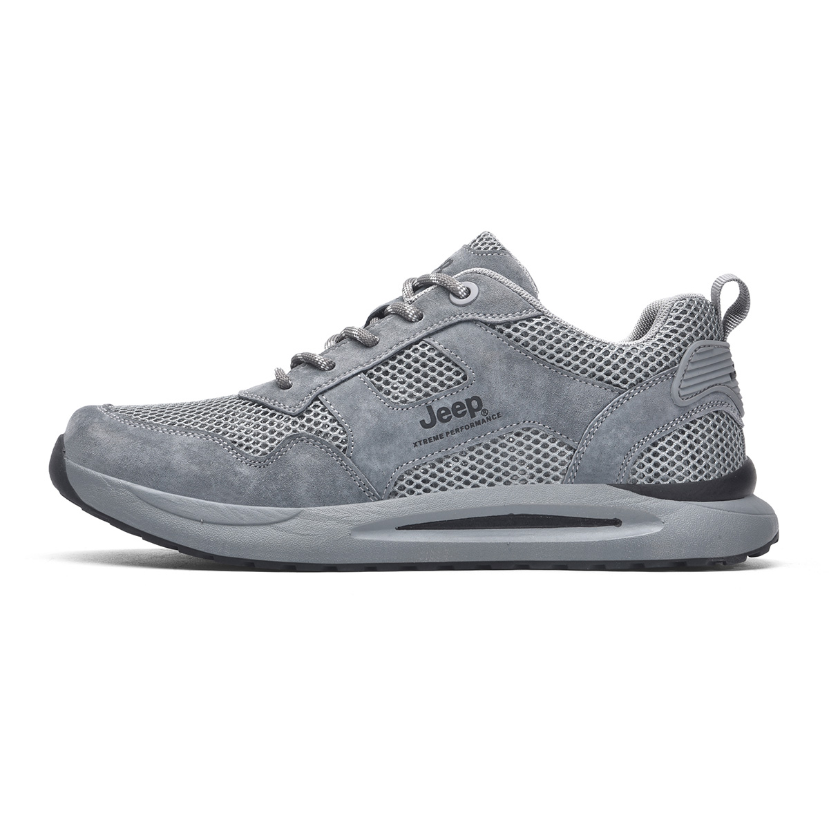 Jeep Running Shoes Men’s Low Top Black Gray