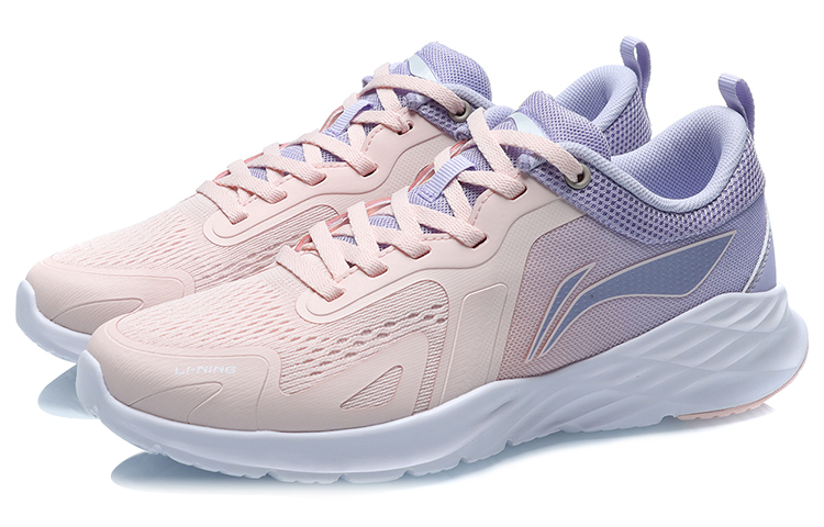 Li Ning Cushioning, Wear Resistant Low top Running Shoes Women’s Purple Pink