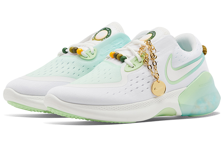 Женские кроссовки Nike Joyride Dual Run 1 (бело-зеленые) — фото 3
