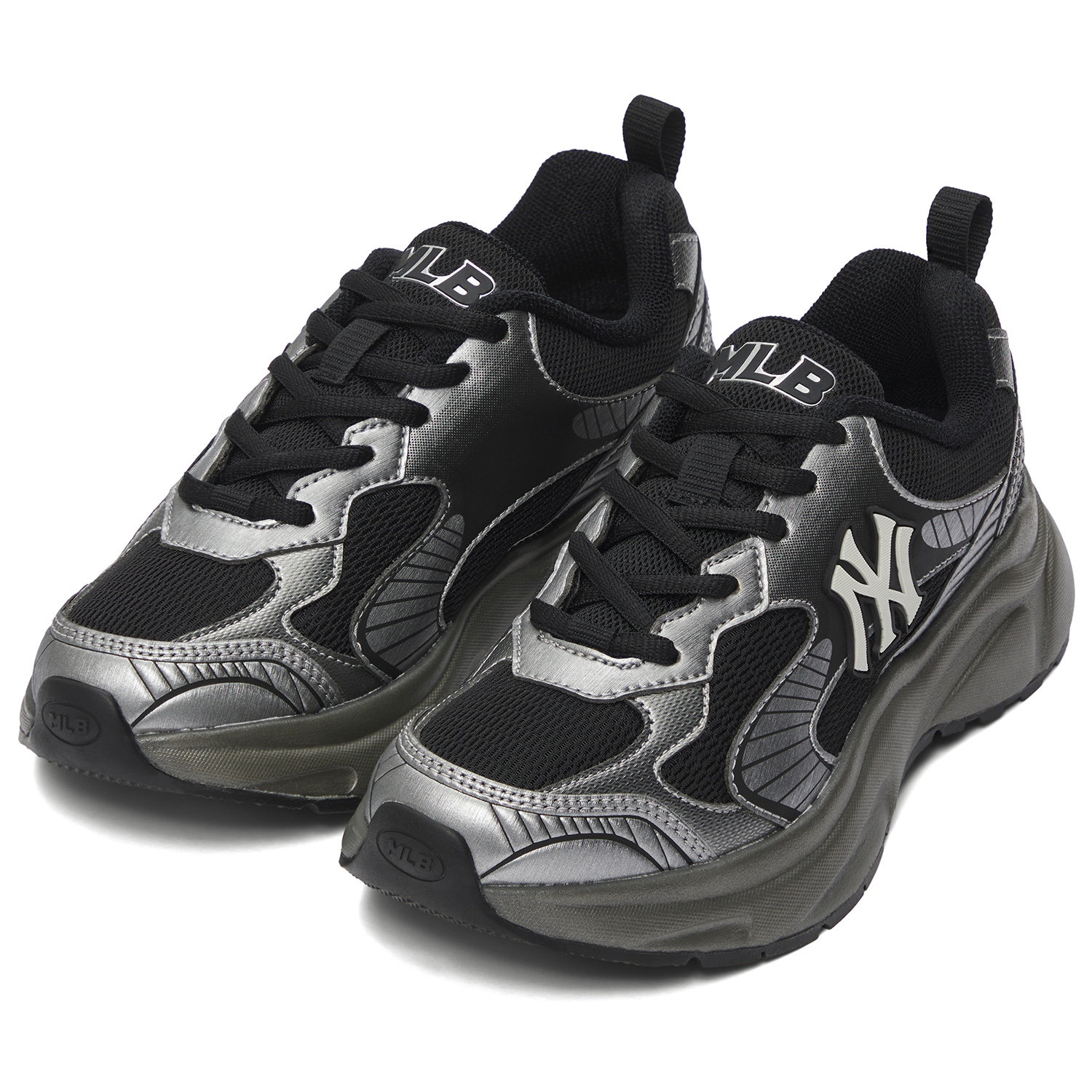 MLB Chunky Jogger Low top Casual Running Shoes Unisex Black