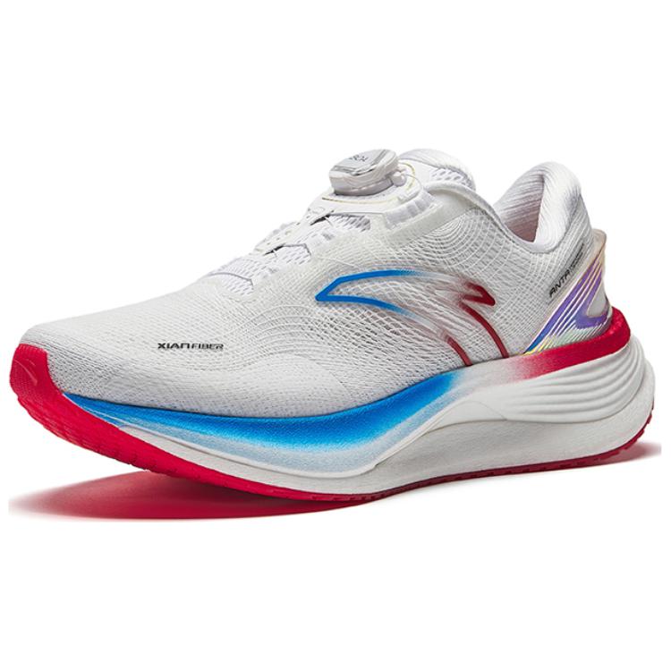 Anta Champion 3PRO Textile, Rubber Abrasion Resistant Low top Casual Running Shoes Men’s White Blue Red