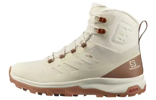 SALOMON XT Quest Comfortable Slip Resistant Abrasion Resistant High top Outdoor Shoes Women's Beige