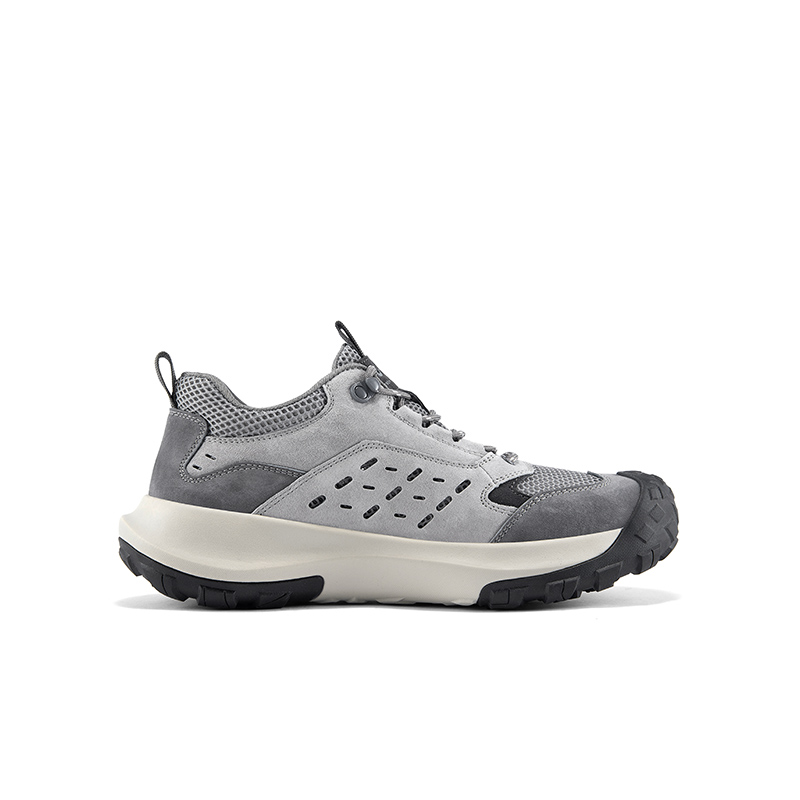 Jeep Pigskin, Textile Low top Outdoor Shoes Men’s Gray