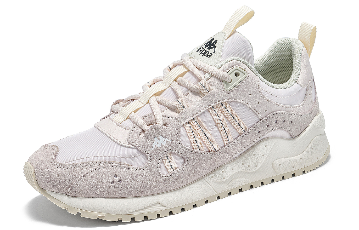 Kappa Slip Resistant Abrasion Resistant Slip Resistant Abrasion Resistant Low top Casual Running Shoes Women’s Fei Pink