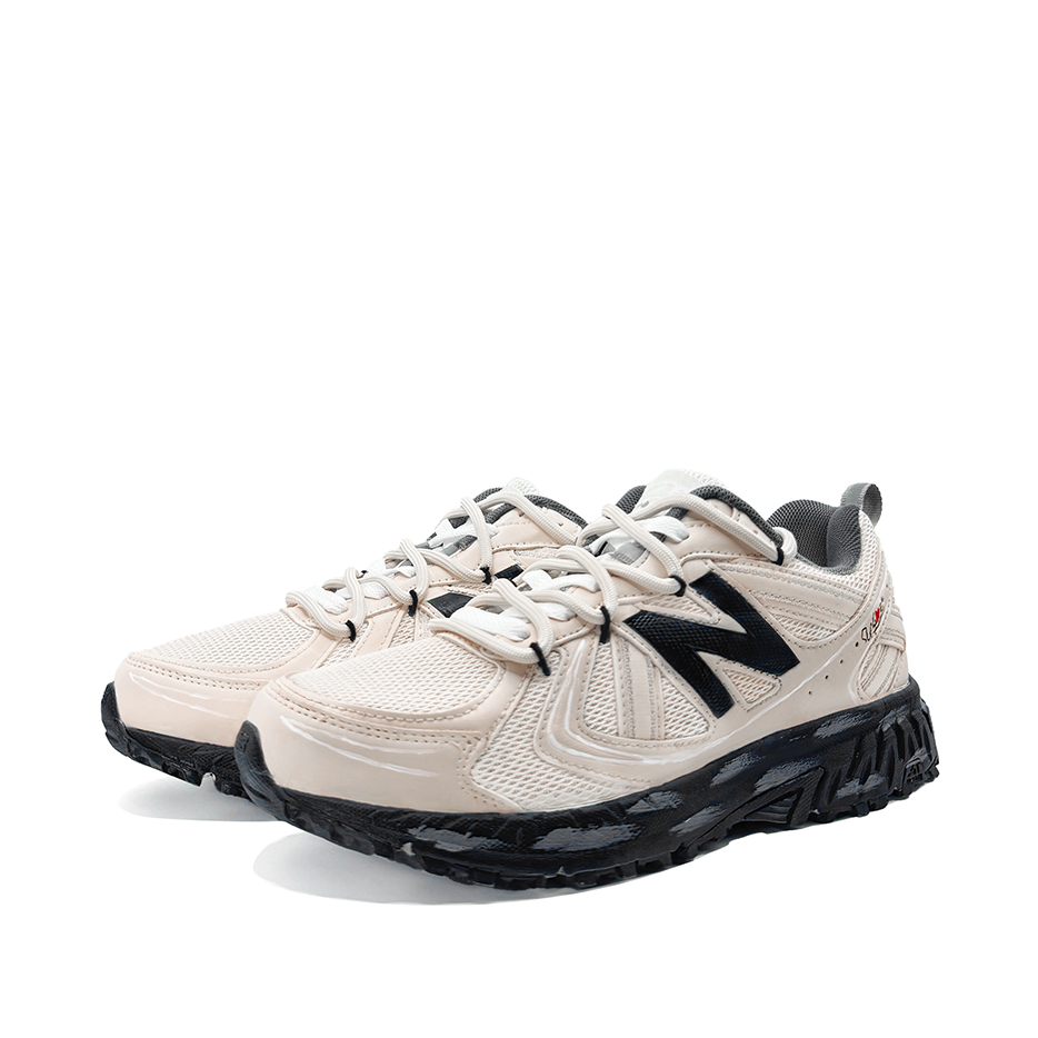 New Balance NB 410 V5 Mesh Mid top Casual City Commuting Running Shoes Unisex Beige Black