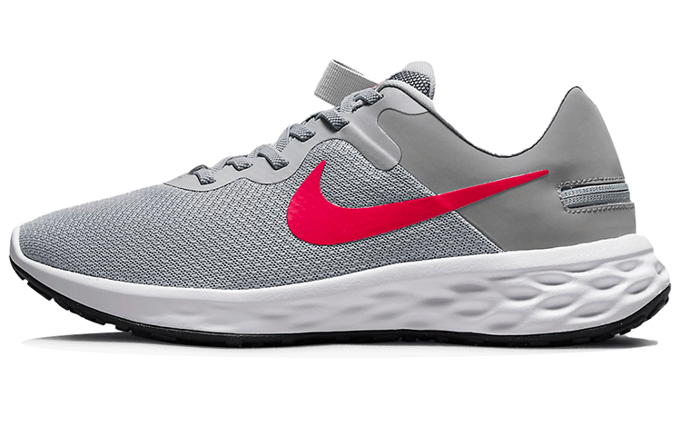 Nike Revolution 6 FlyEase Next Nature 'Light Smoke Grey Siren Red'