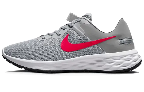Nike Revolution 6 FlyEase Next Nature 'Light Smoke Grey Siren Red'