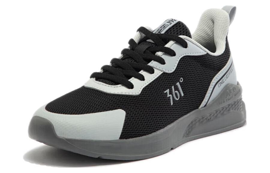 361° Versatile Abrasion Resistant Breathable Low top Running Shoes Women’s Gray Black