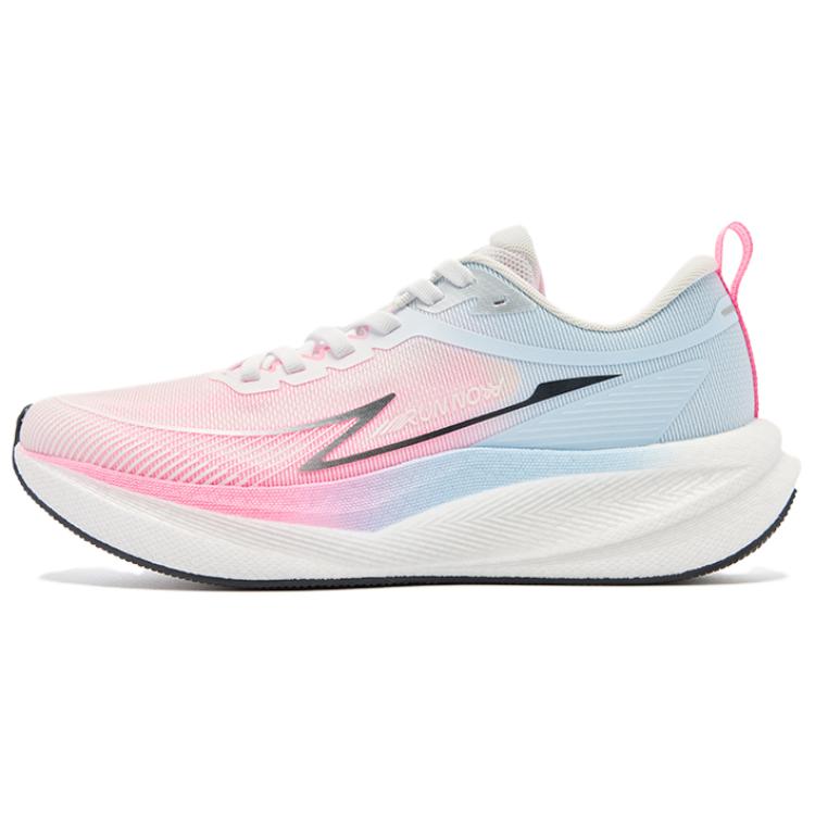 QIAODAN Slip Resistant Abrasion Resistant Low top Casual Running Shoes Men’s Pink Blue