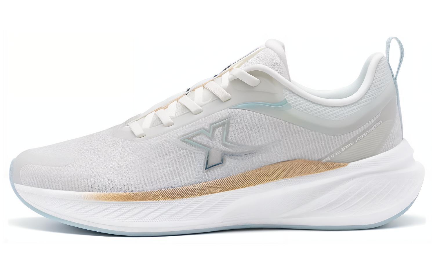 XTEP Tantang Lite Cushioning, Wear Resistant Low top Running Shoes Women’s White Green