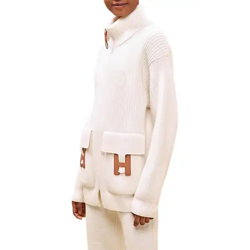 HERMES FW22 Sweater Women's White
